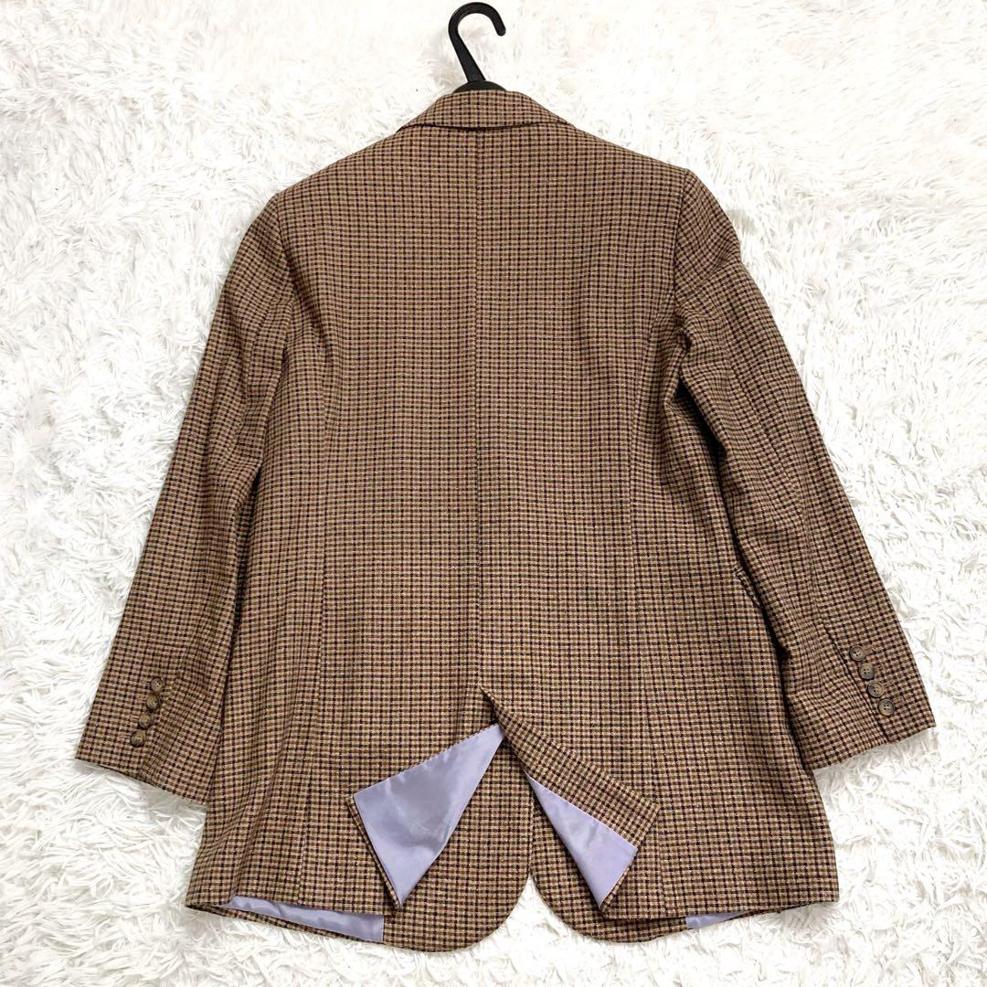 たみ 美品✨MAX&CO. チェック柄テーラードジャケット 総裏 46