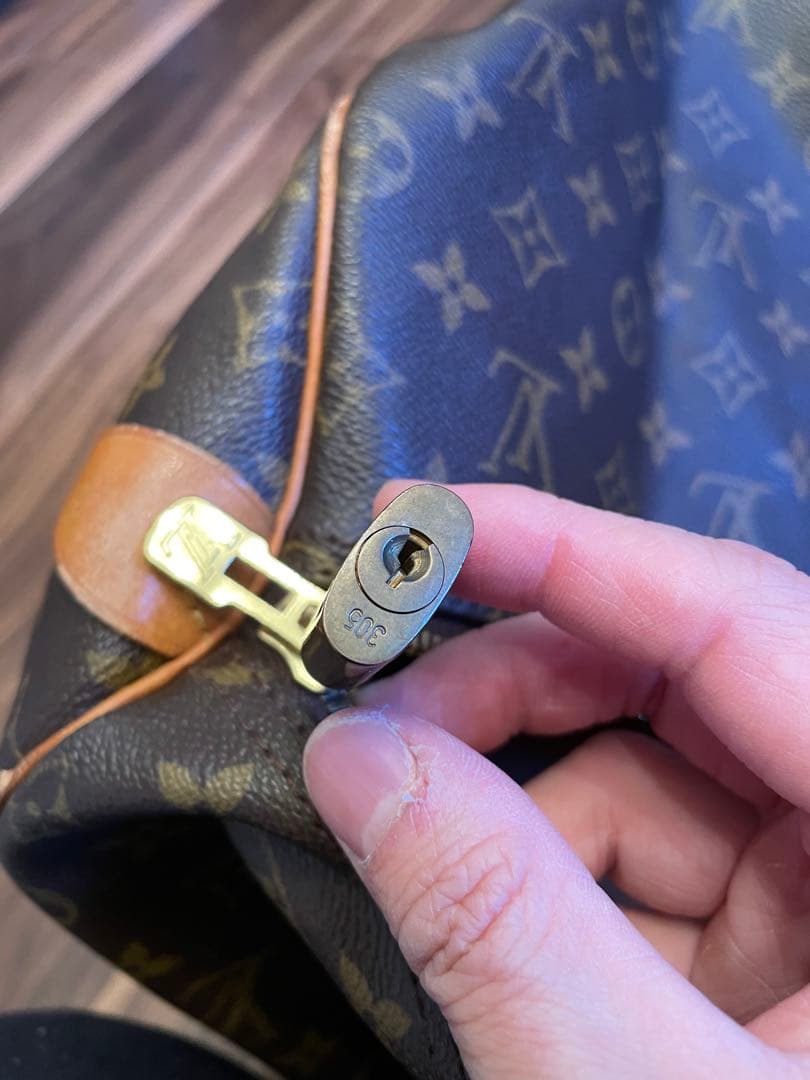 ニちゃん　Louis Vuitton ボストンバッグ ブラウン