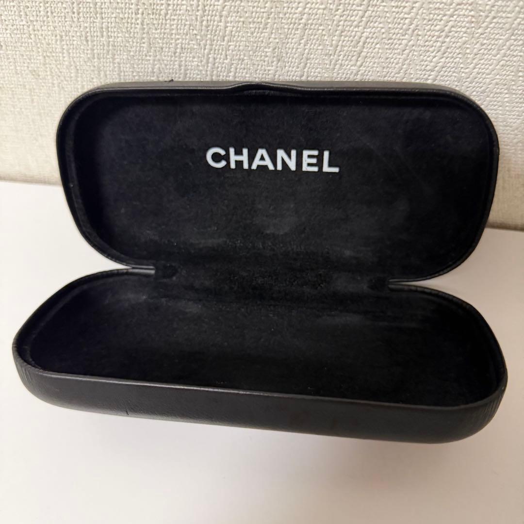 CHANEL 01451 91235 べっ甲調 サングラス メガネ ロゴ入り