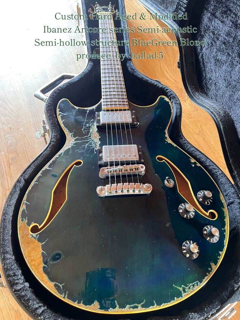 ⭐︎Custom HardAged Ibanez Artcoreセミアコ⭐︎