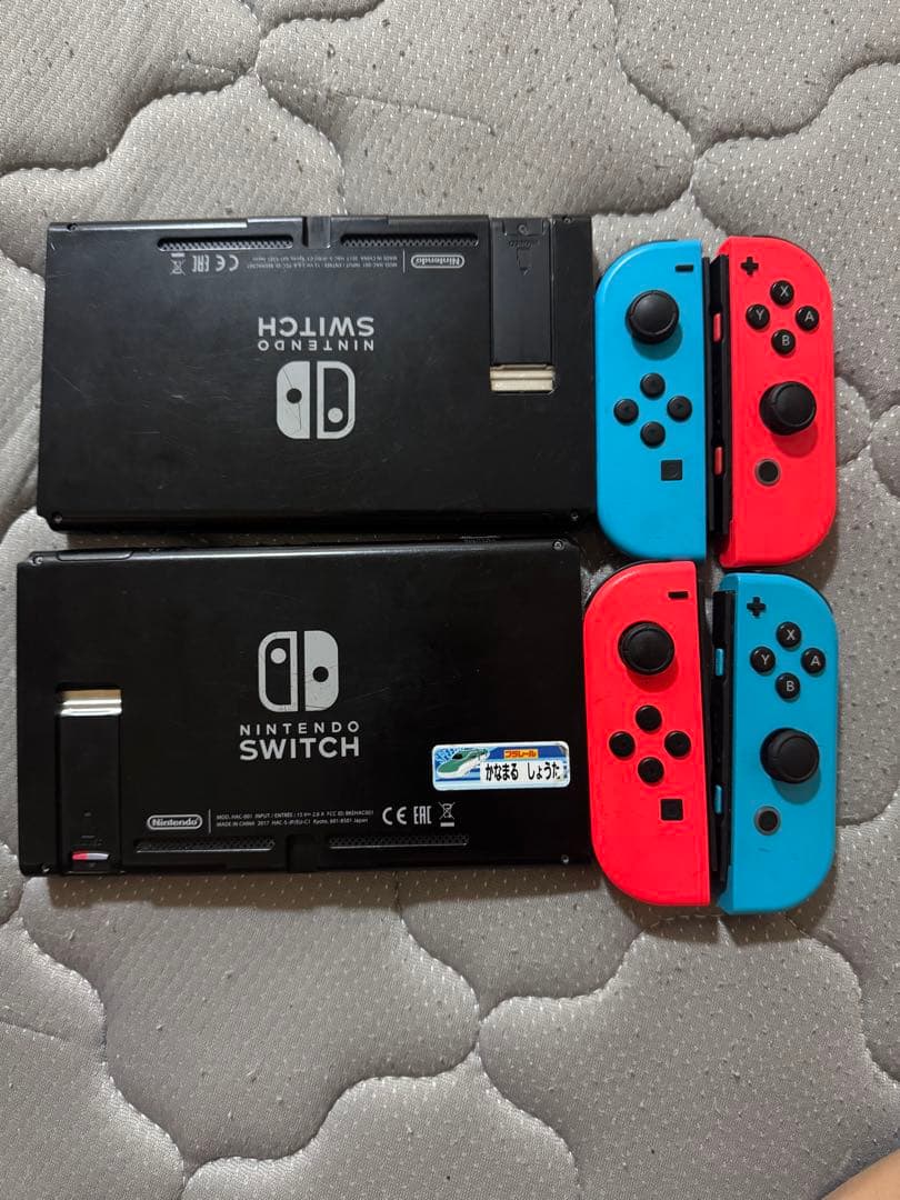 Nintendo Switch 2台セット（赤/青） junk