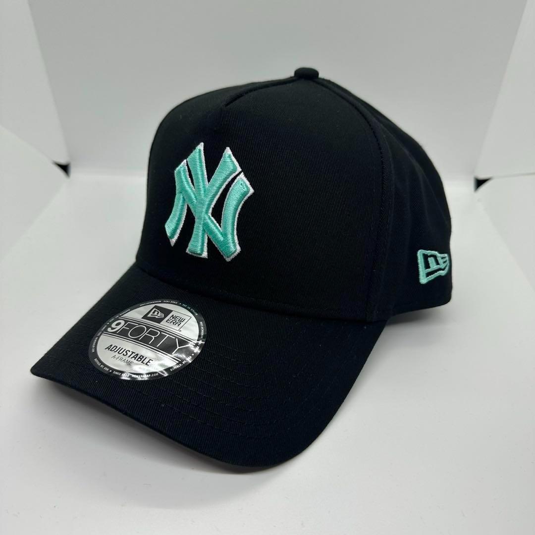 C69 New Era ニューエラ ヤンキース　ティファニーブルー　水色
