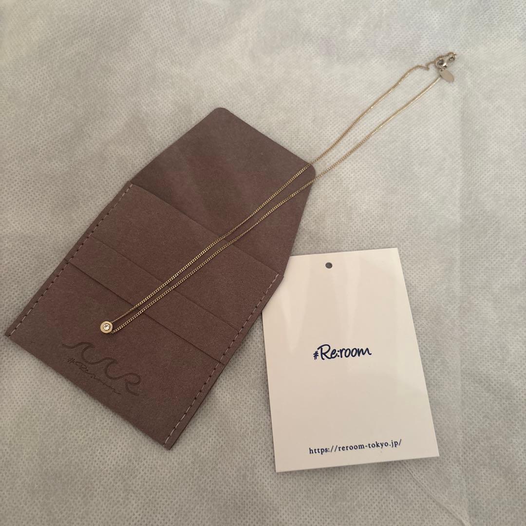 【#Re:room】THIN NECKLACE［REA240］ ゴールド　美品
