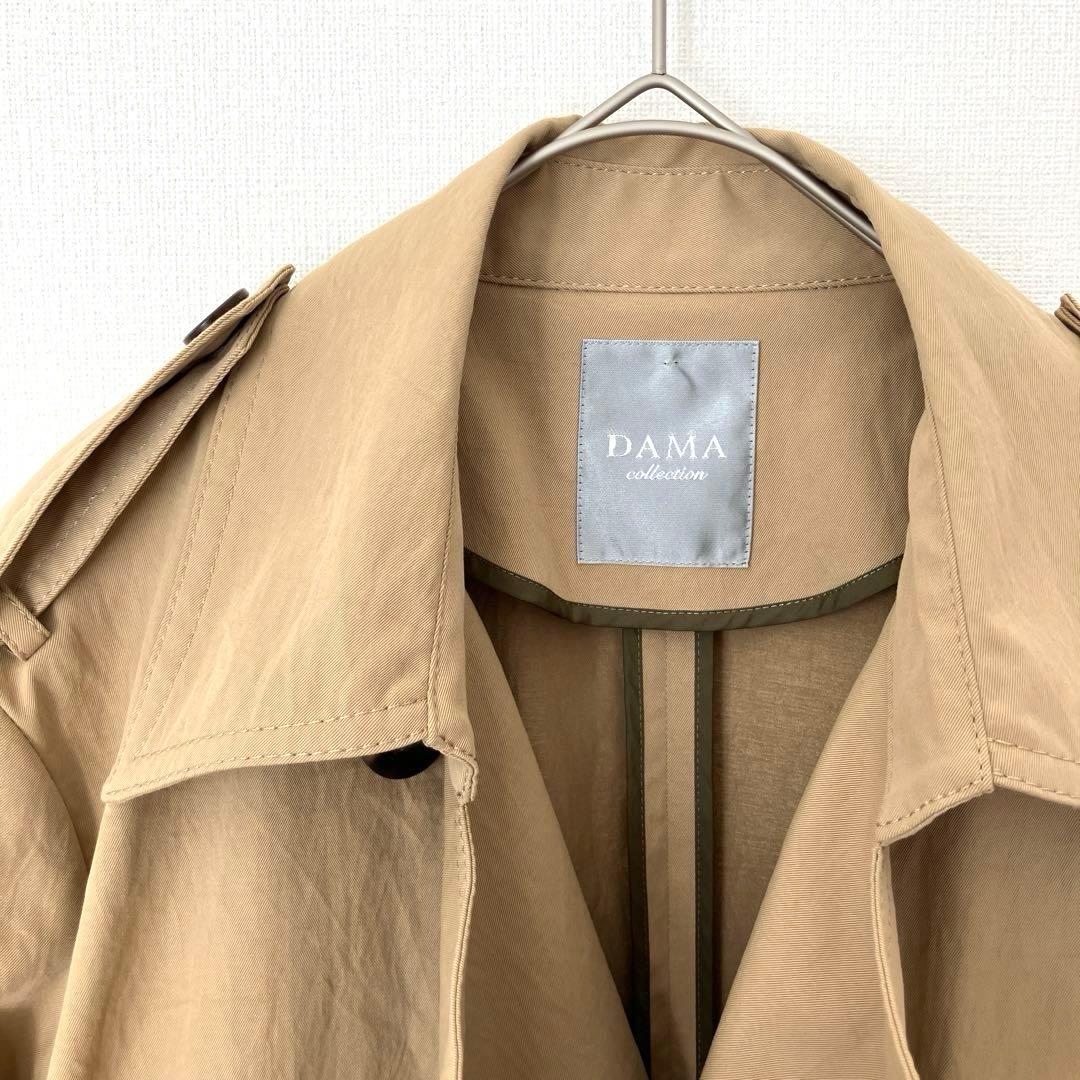 DAMA collection トレンチコート　ロング　M キャメル　ベージュ