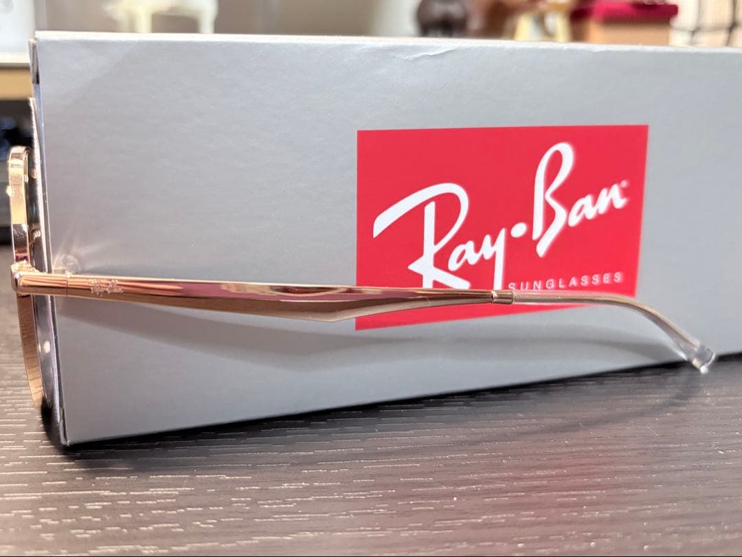 Ray Ban レイバン RB3727D ラウンドサングラス　ローズゴールド