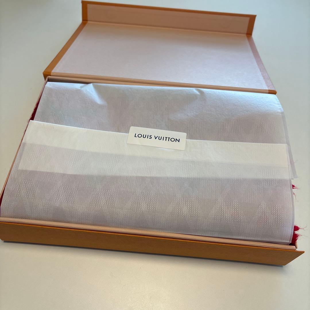Louis Vuitton マフラー　エシャルプロゴマニア　レッド