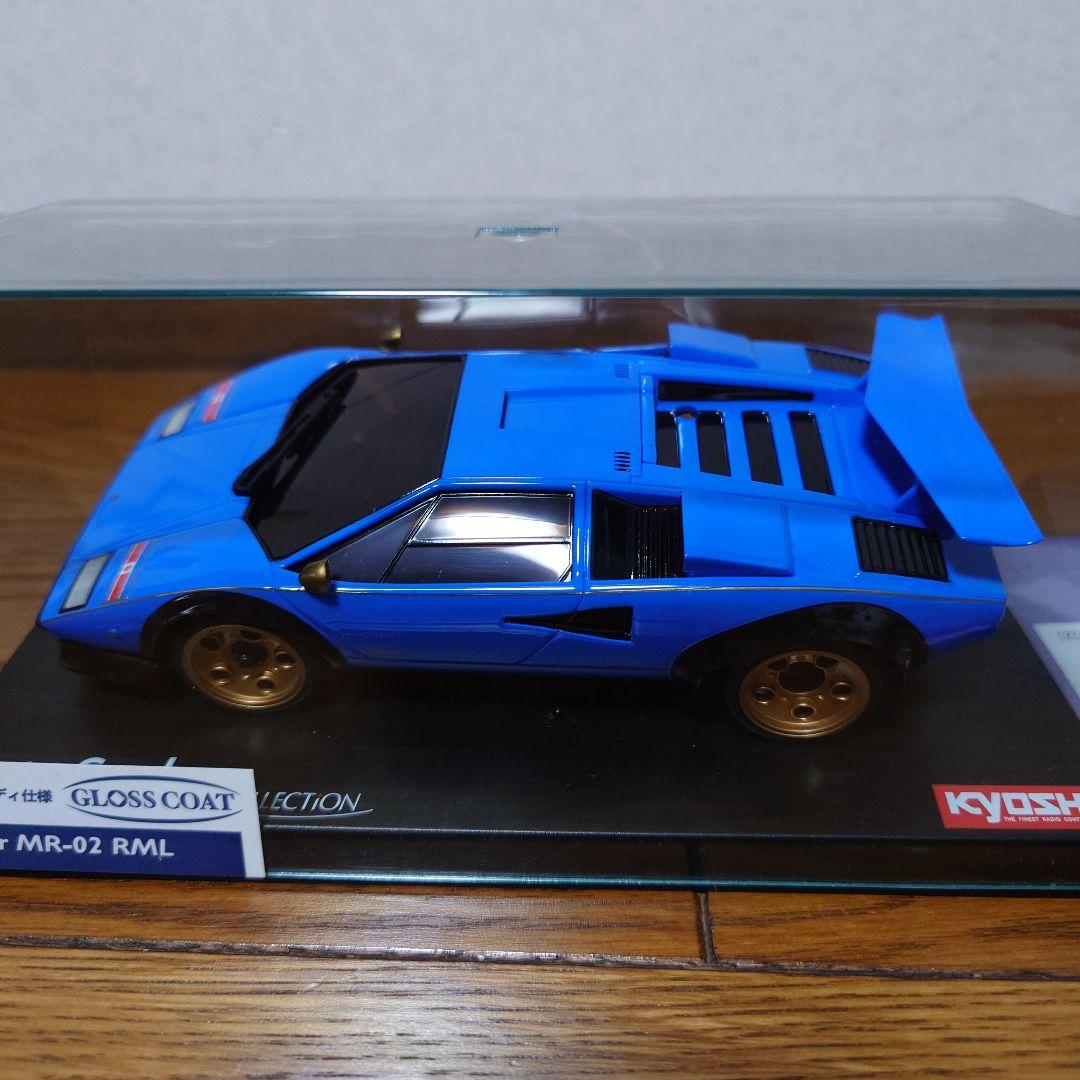 ★【ケース割れ】京商ミニッツボディランボルギーニ カウンタック LP500S青