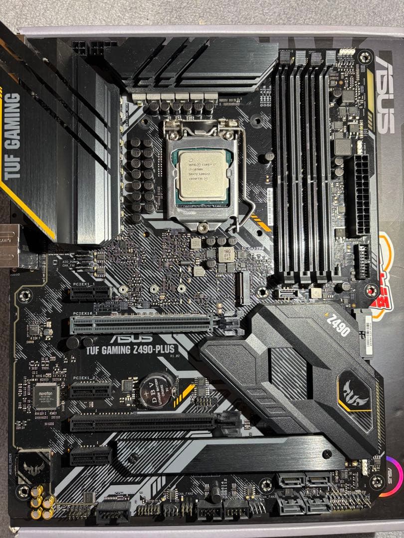 Intel Core i7-10700Ｋ + Z490+メモリ32gb+虎徹