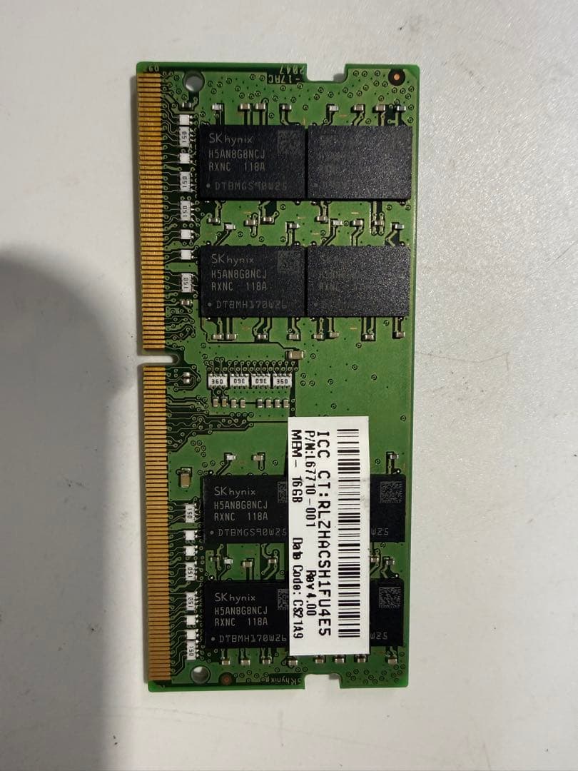SK hynix 16GB DDR4 3200MHz メモリ