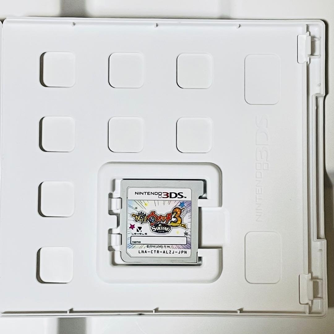 未使用級品／動作確認済み 3DSソフト 妖怪ウォッチ3 スキヤキ 特典 ケース付