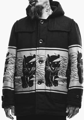 美品★SOFTMACHIN/ソフトマシーン PANTHER COAT CAMEL