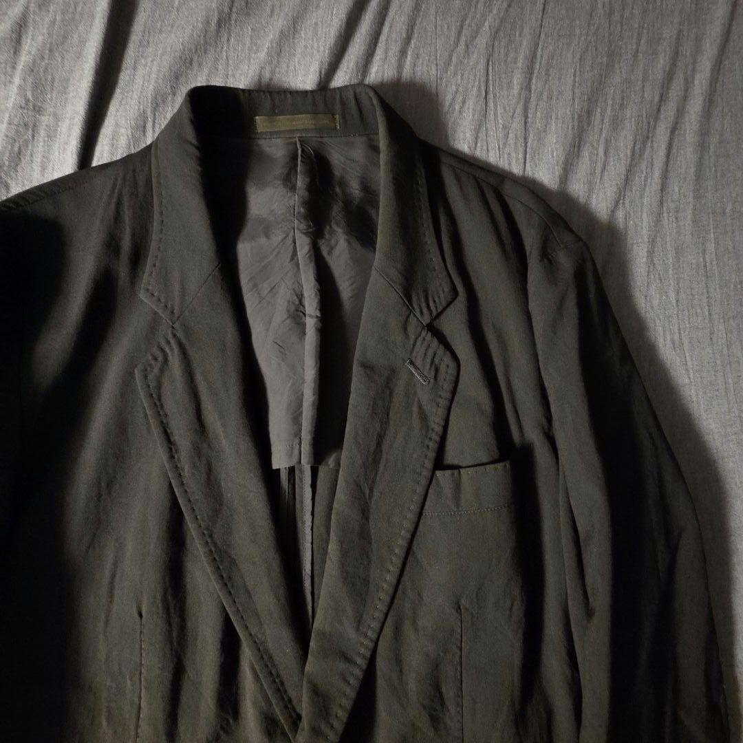 Y's For Men wool gabardine blazer 茶タグ　2