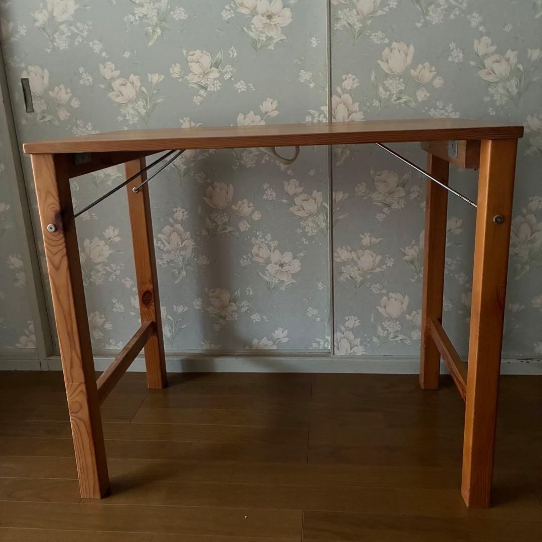 無印良品　木製折りたたみデスク