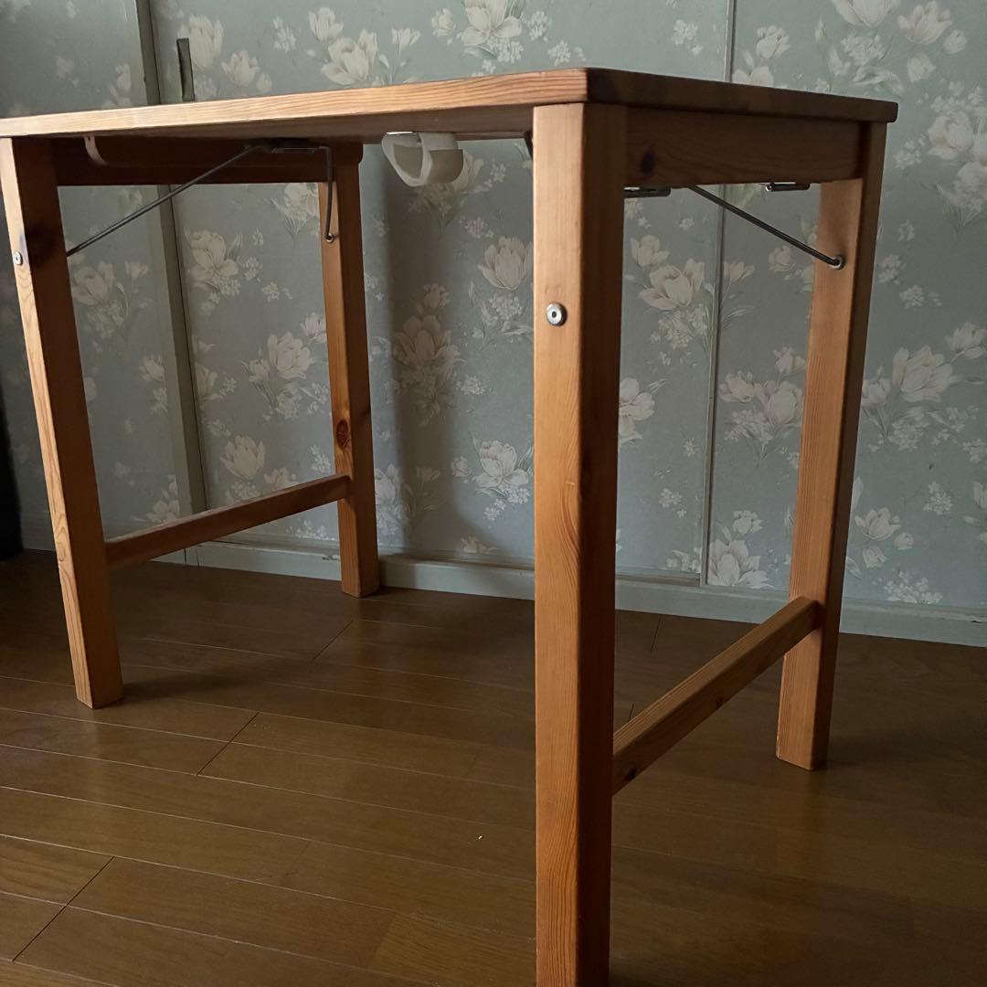 無印良品　木製折りたたみデスク