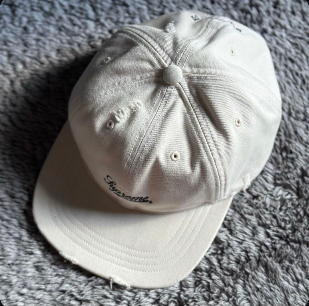 帽子 supreme 25AW Distressed Script Cap