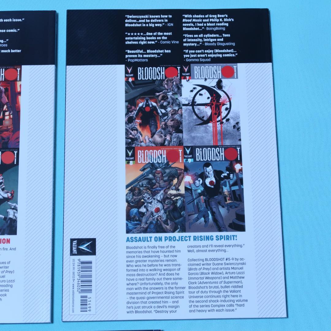 セール！　洋書　アメコミ　Bloodshot Reborn　VALIANT　3冊