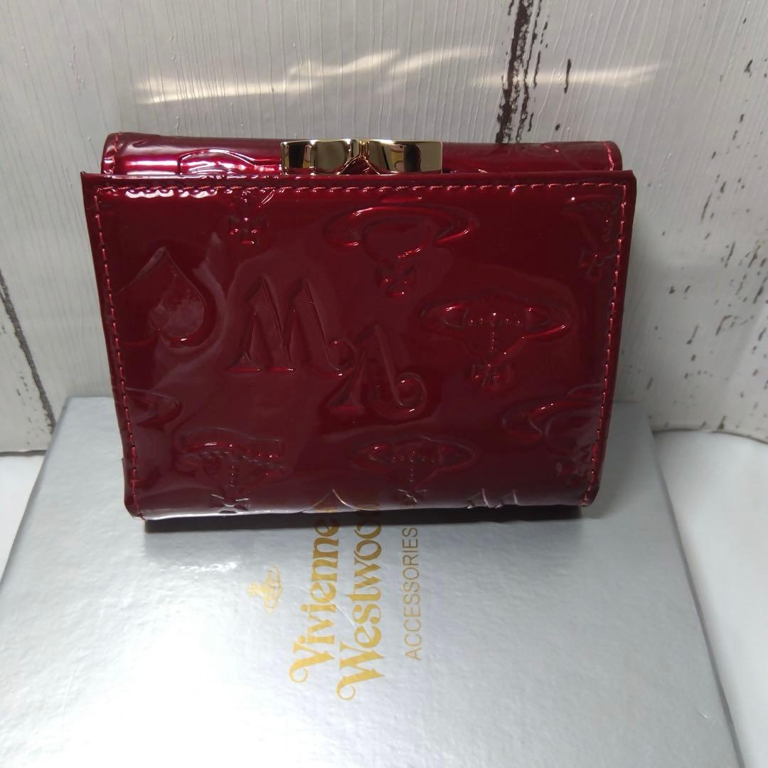 【ショッパー付き】VivienneWestwood 三つ折財布　Burgtan
