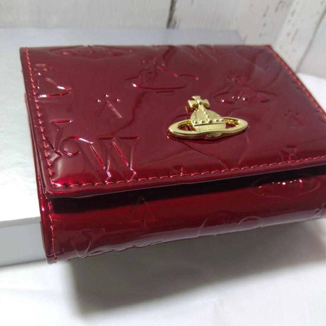 【ショッパー付き】VivienneWestwood 三つ折財布　Burgtan