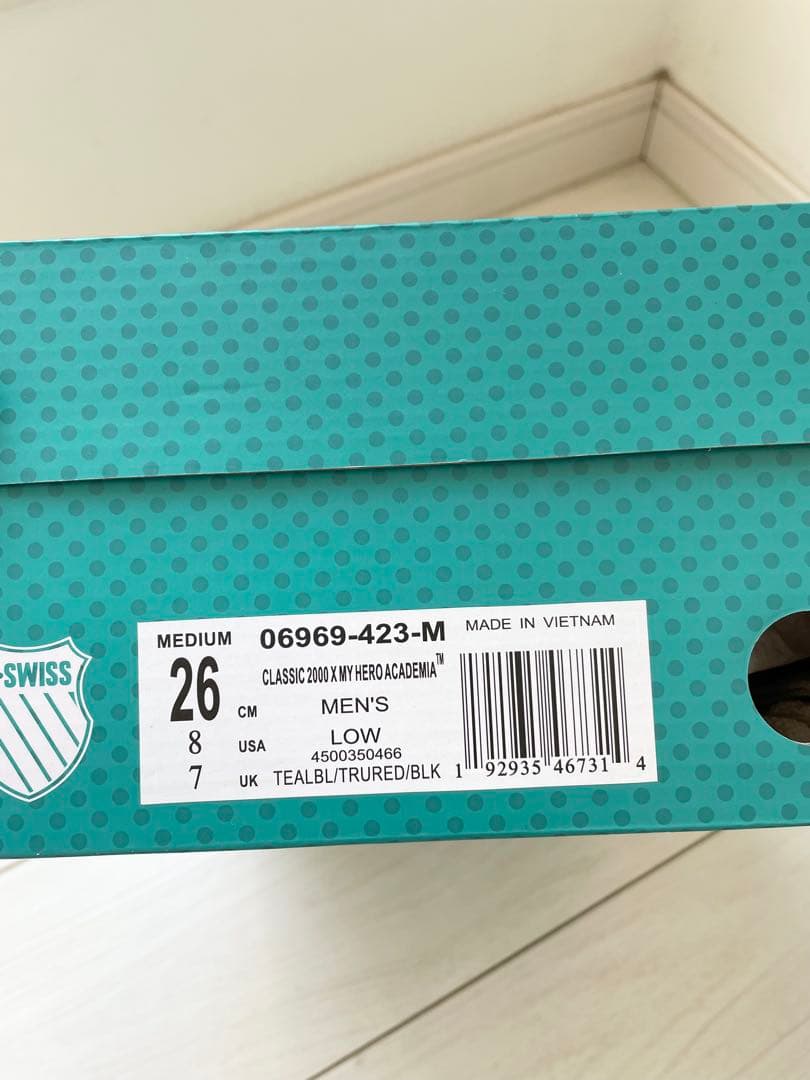未使用 僕のヒーローアカデミア K-SWISS コラボ スニーカー ヒロアカ