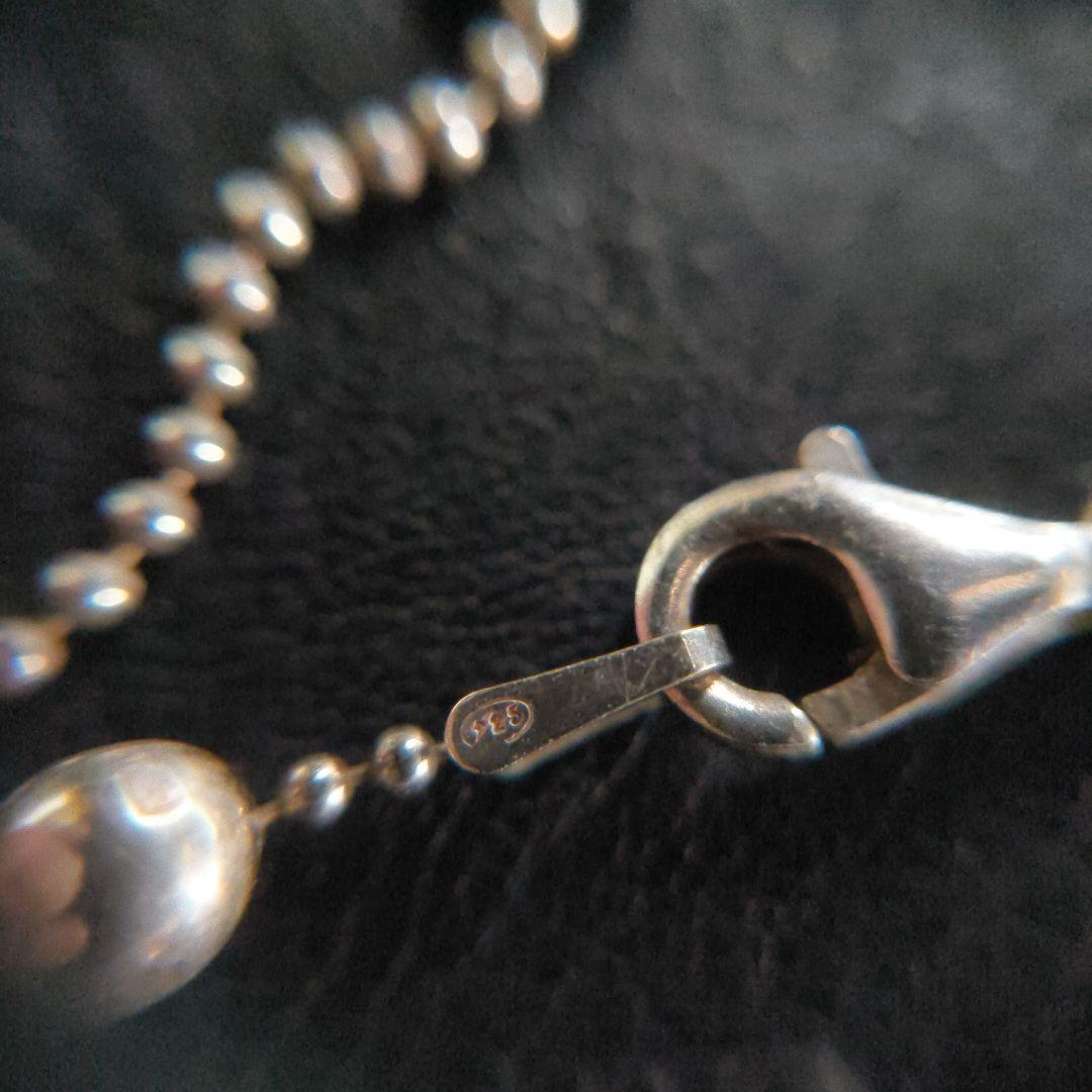 シルバー925 Paul Smith タッセル ネックレス イタリア製 7.8g