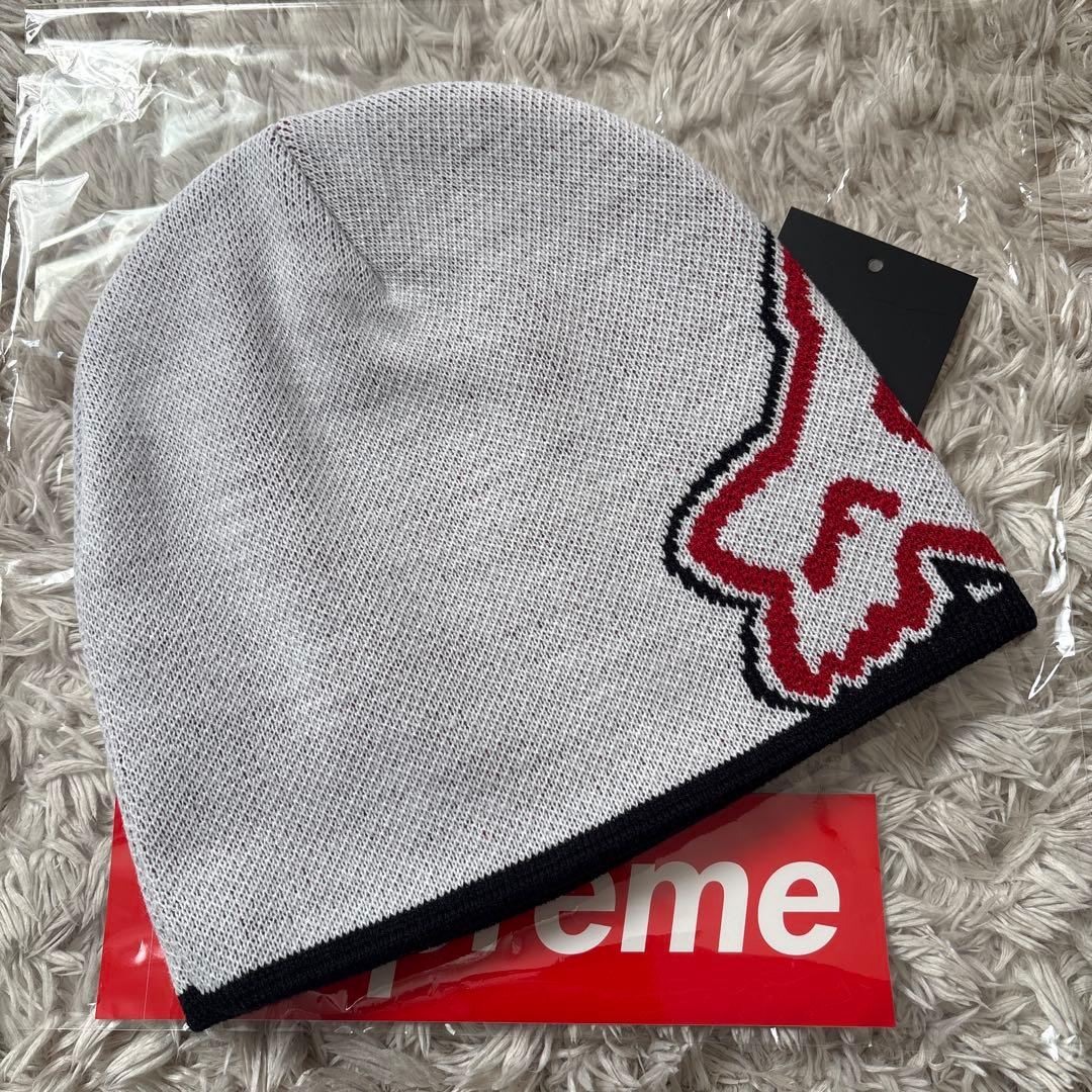 未使用品　supreme Fox Racing Beanie ホワイト ビーニー
