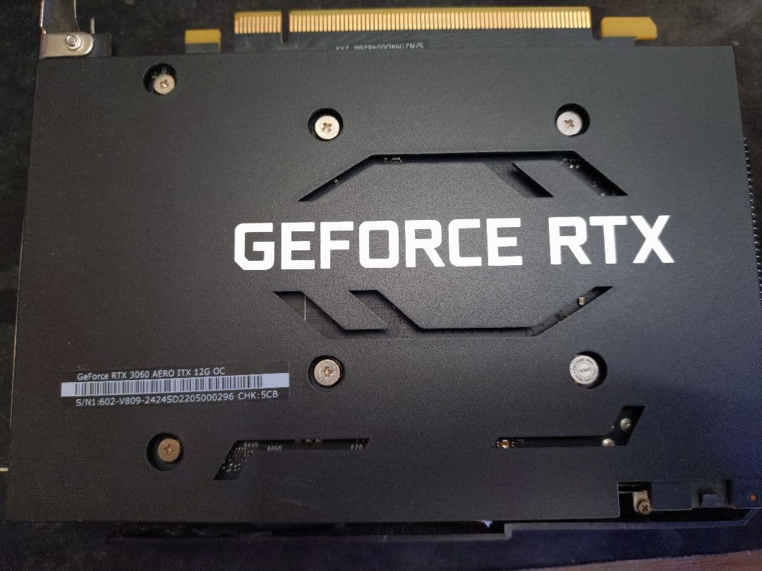 CPU GeForce RTX 3060 AERO ITX 12G OC