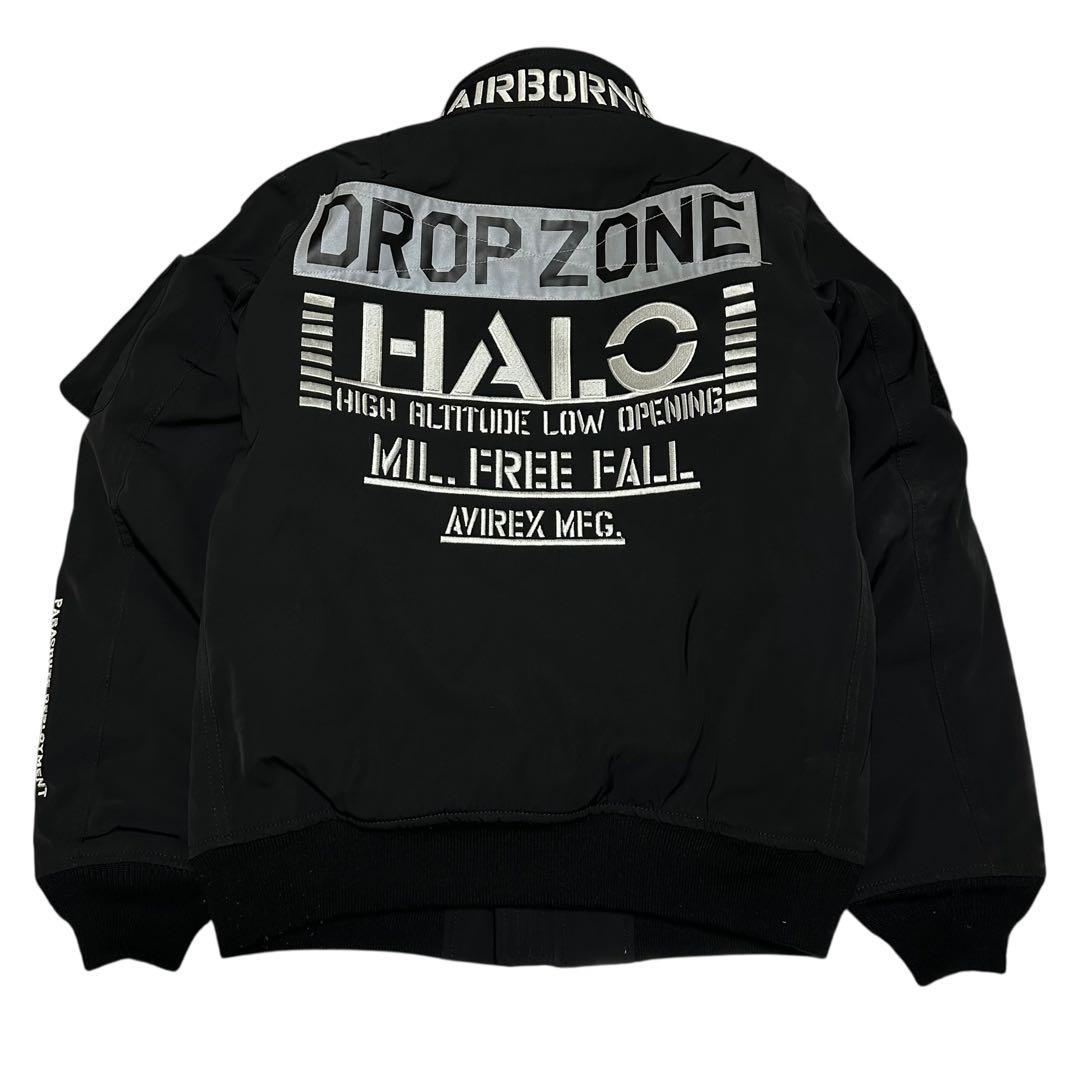 アヴィレックス　AMC MA-1 HALO フライトジャケット　ワッペン　刺繍M