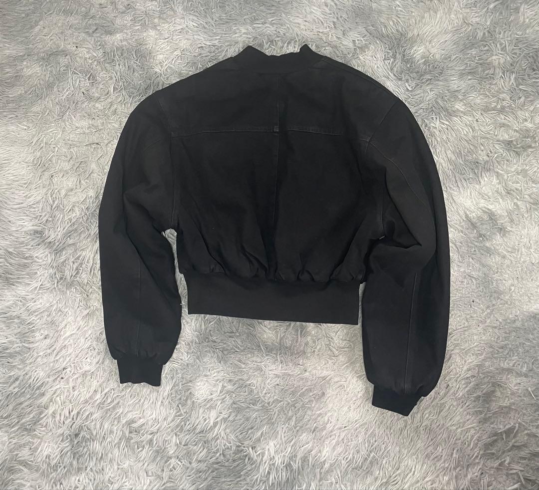 ジャケット・アウター NO MASS PROD Wax Denim Bomber Jacket