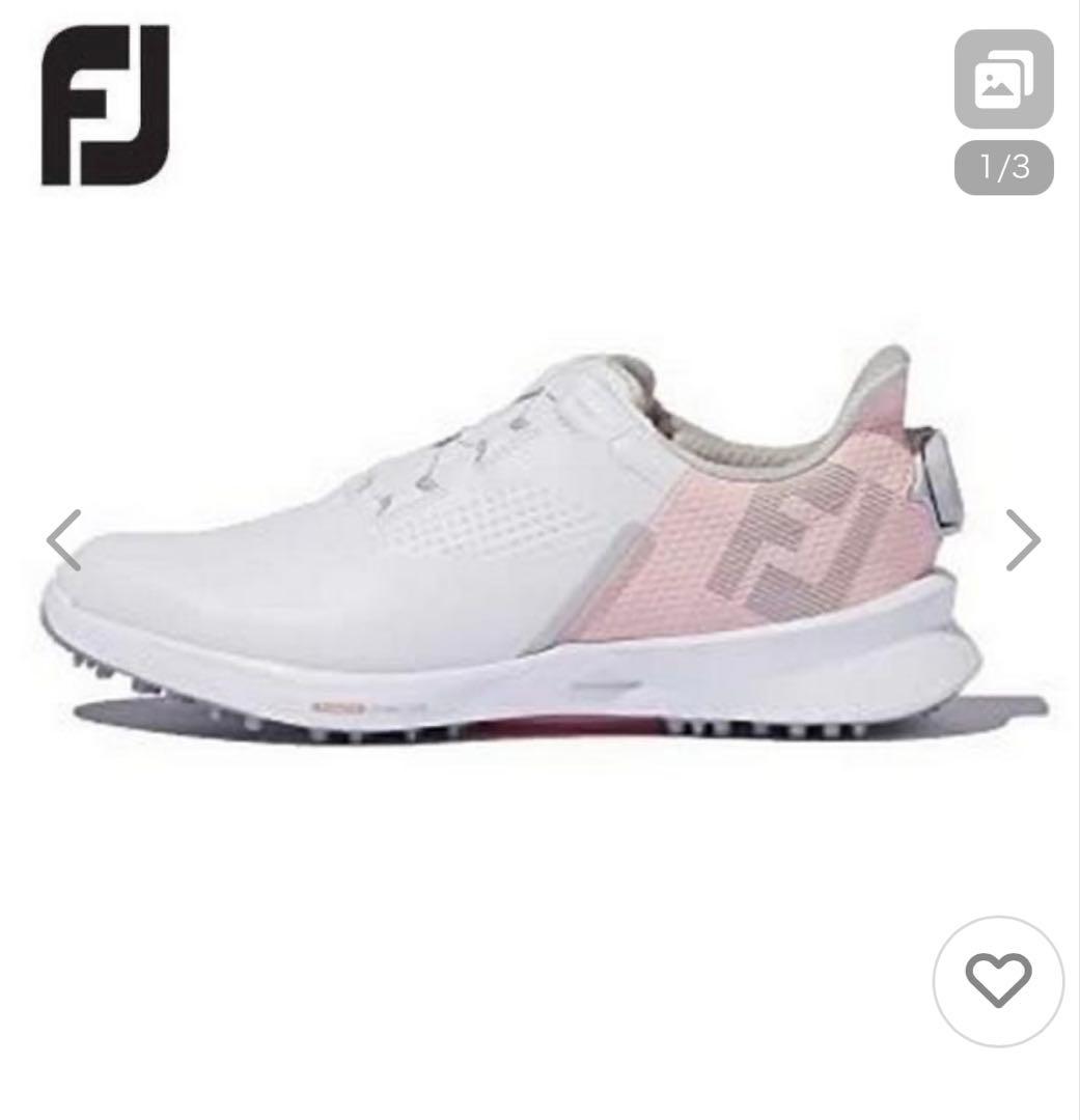 FootJoy ゴルフシューズ ホワイト/ピンク