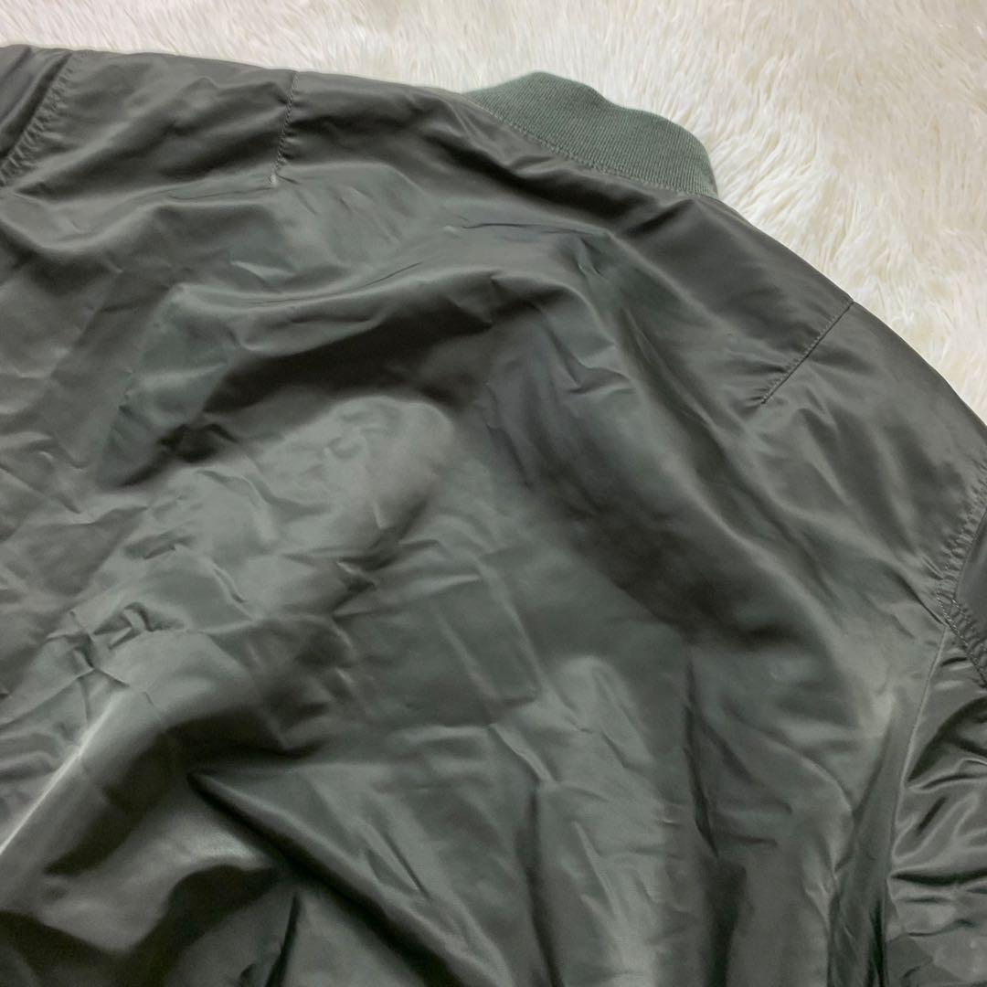美品■アルファ フライトジャケット FELIXコラボ MA-1 カーキ XL