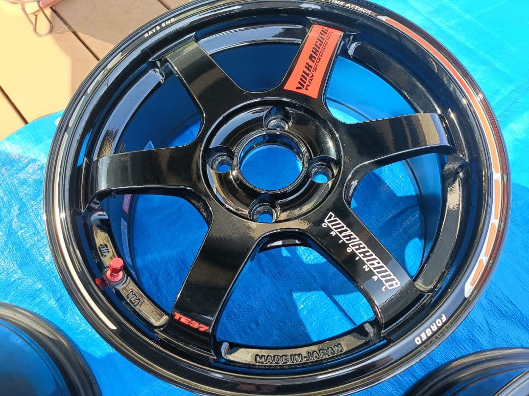 RAYS TE37 15インチ　6.5J +37 4本