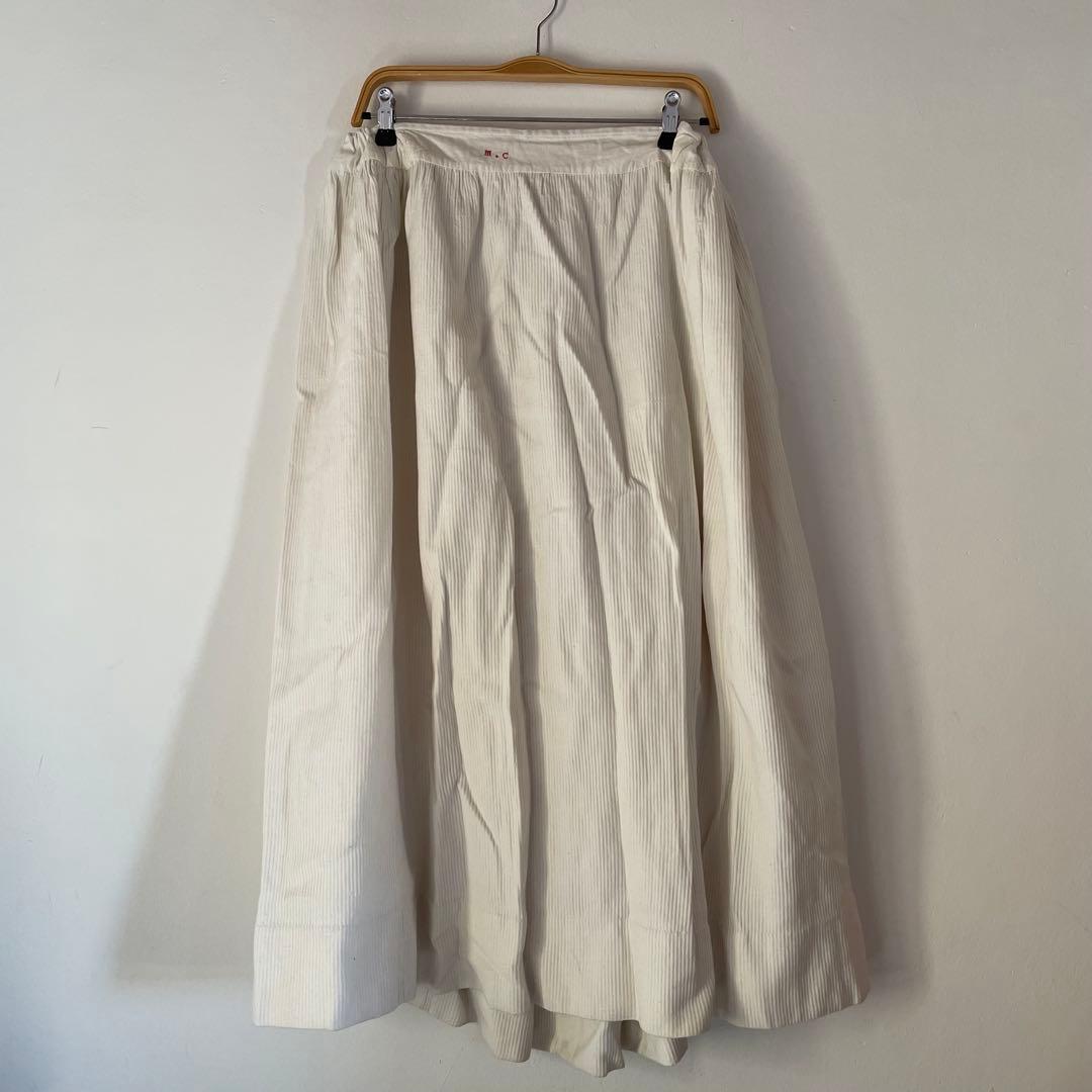 フレンチアンティークantique コットンロングスカート