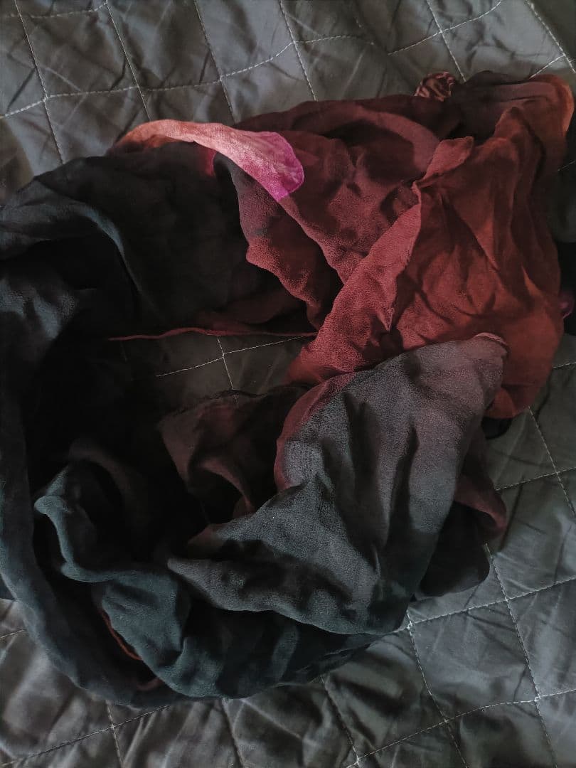 未使用　Yohji Yamamoto シルクストール　シグネチャー