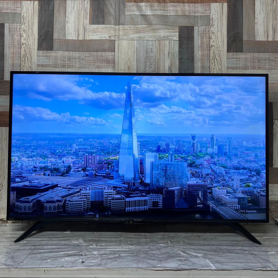 全国送料込❣️シャープ50型4Kチューナー内蔵液晶テレビWチューナー外付録画可