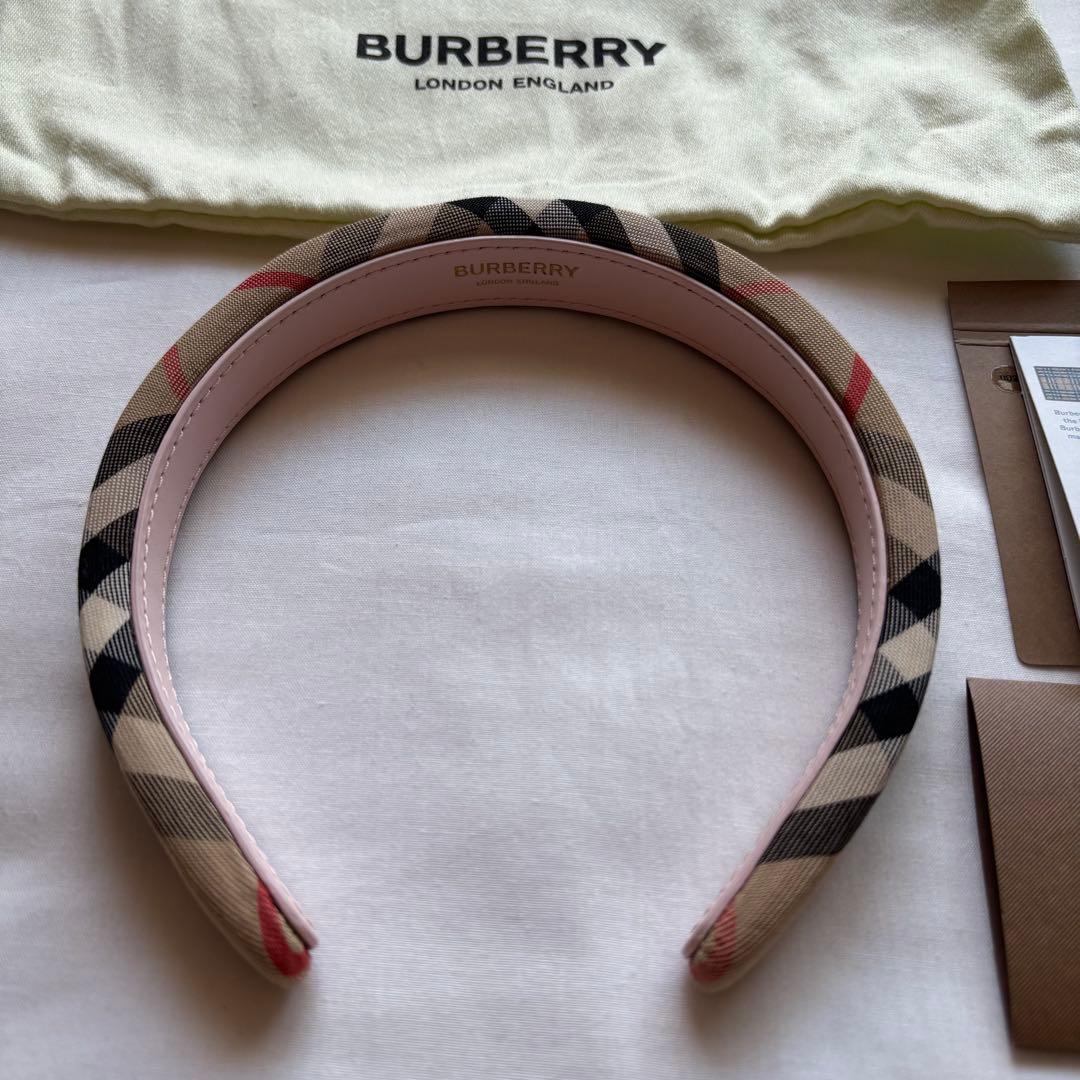 BURBERRY バーバリー カチューシャ ヘアバンド