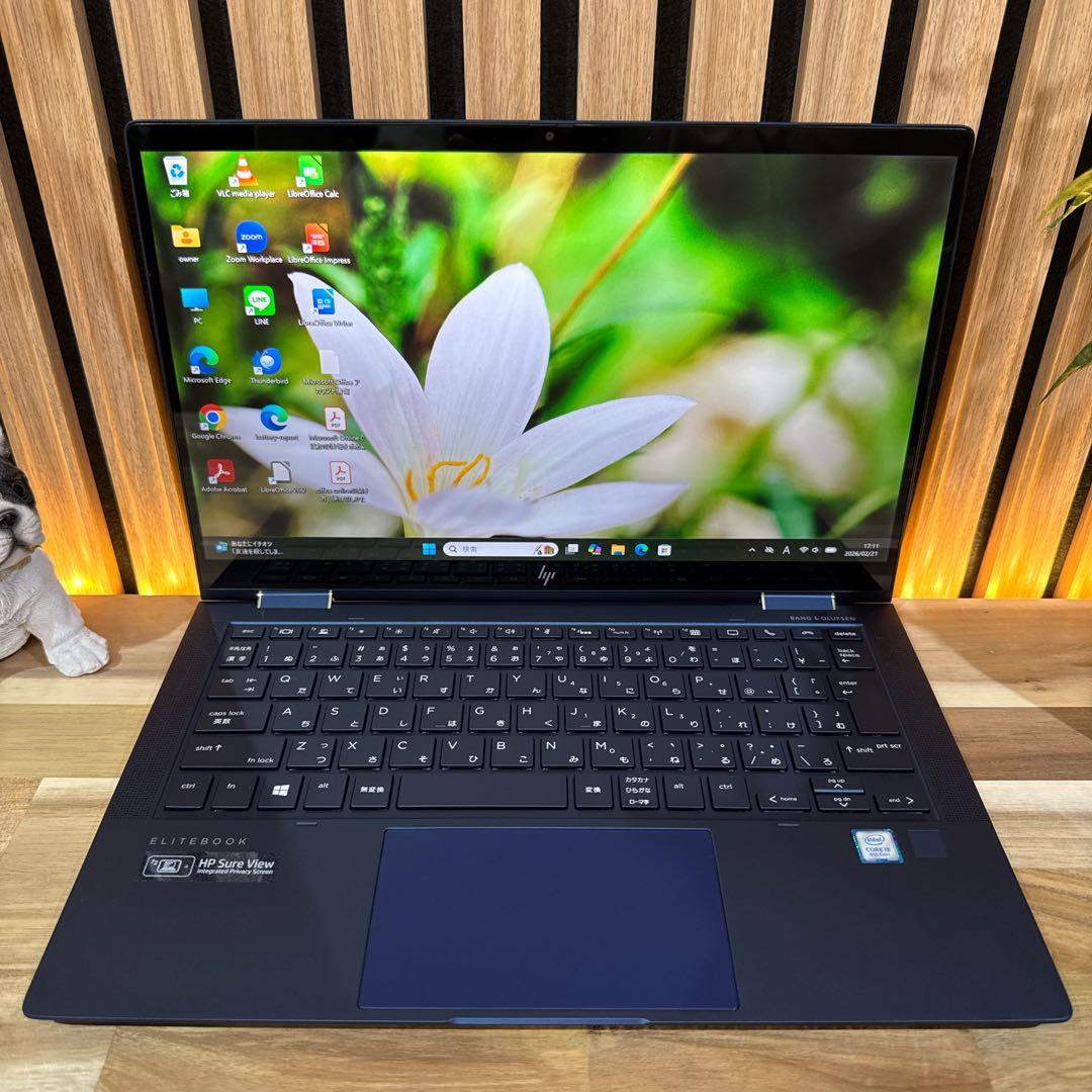 極美品2in1モデル‼️HP☘LTE☘メモリ16GB☘タッチパネル☘ノートパソコン