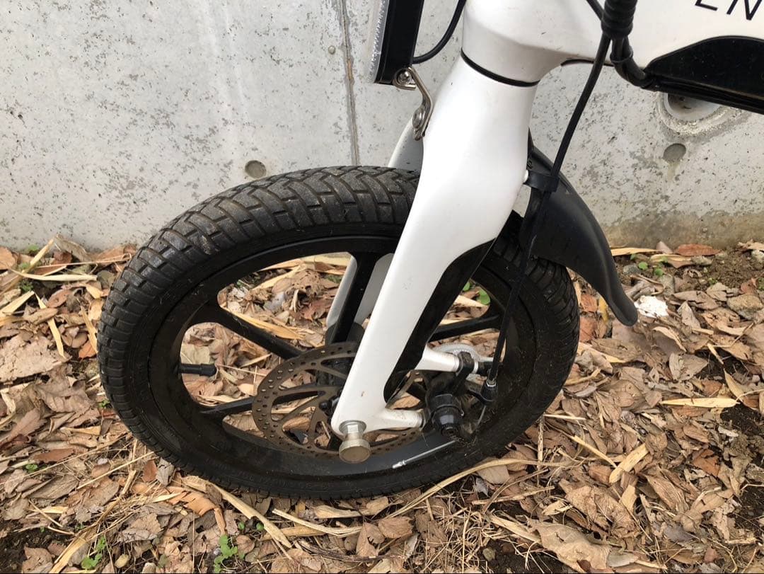 ENTREX 電動アシスト自転車 ホワイト メンテナンス前提