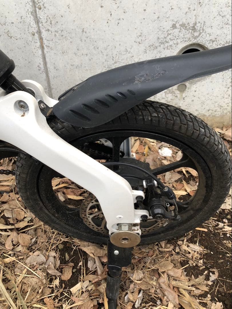 ENTREX 電動アシスト自転車 ホワイト メンテナンス前提