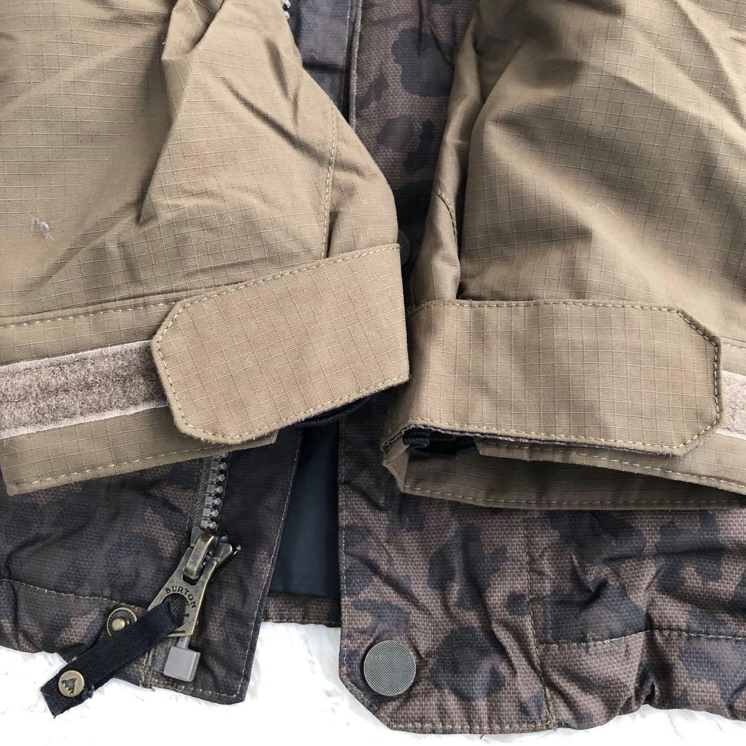 BURTONバートンスノボウェアスノーウェア迷彩オリーブカモフラS