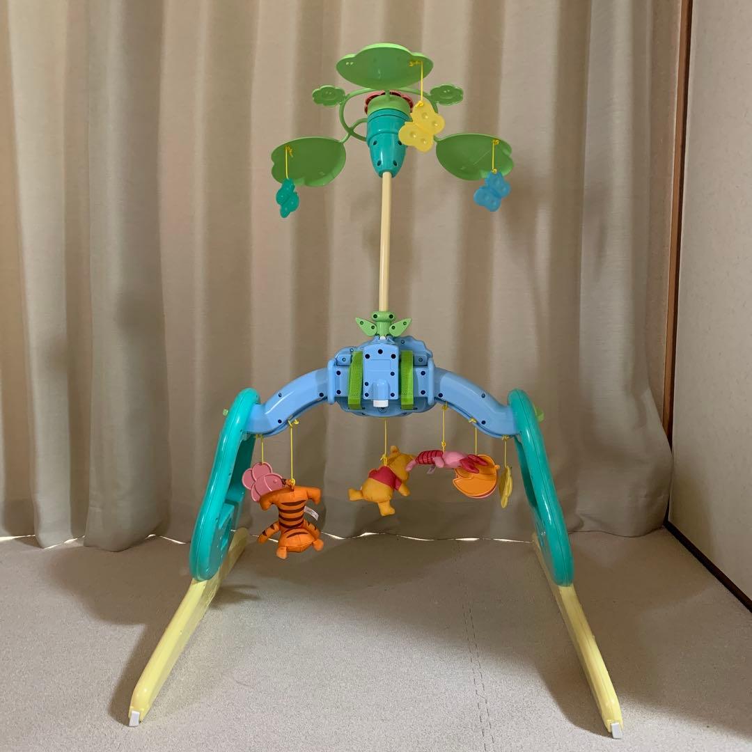 くまのプーさん　えらべる回転　6WAYジムにへんしんメリー