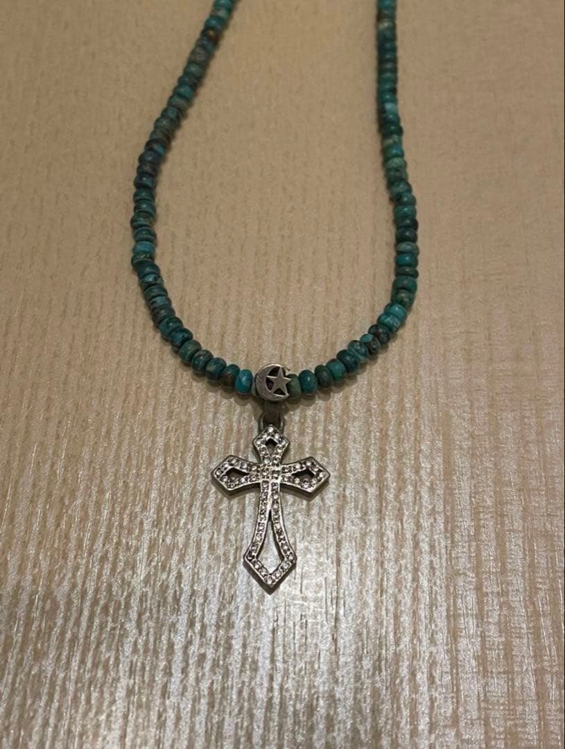 （美品）クレセントルナ　ターコイズネックレス　山下智久着用