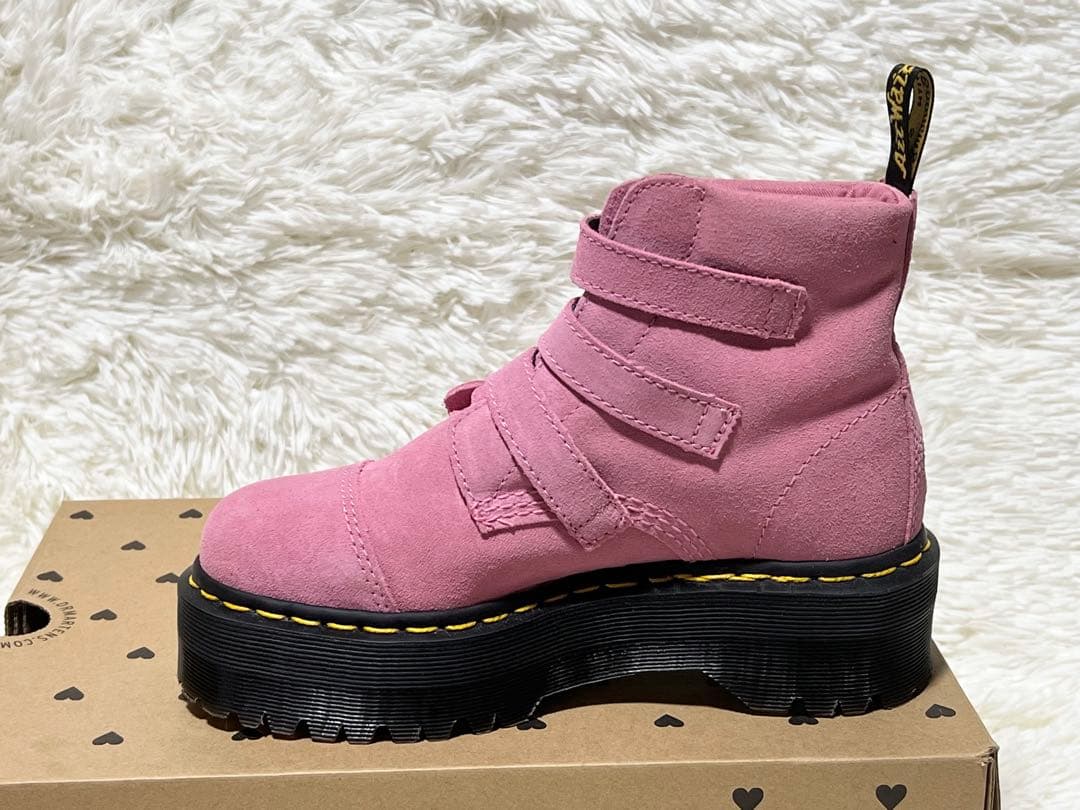Dr.Martens x Lazy Oaf コラボ PINK SUEDE UK4