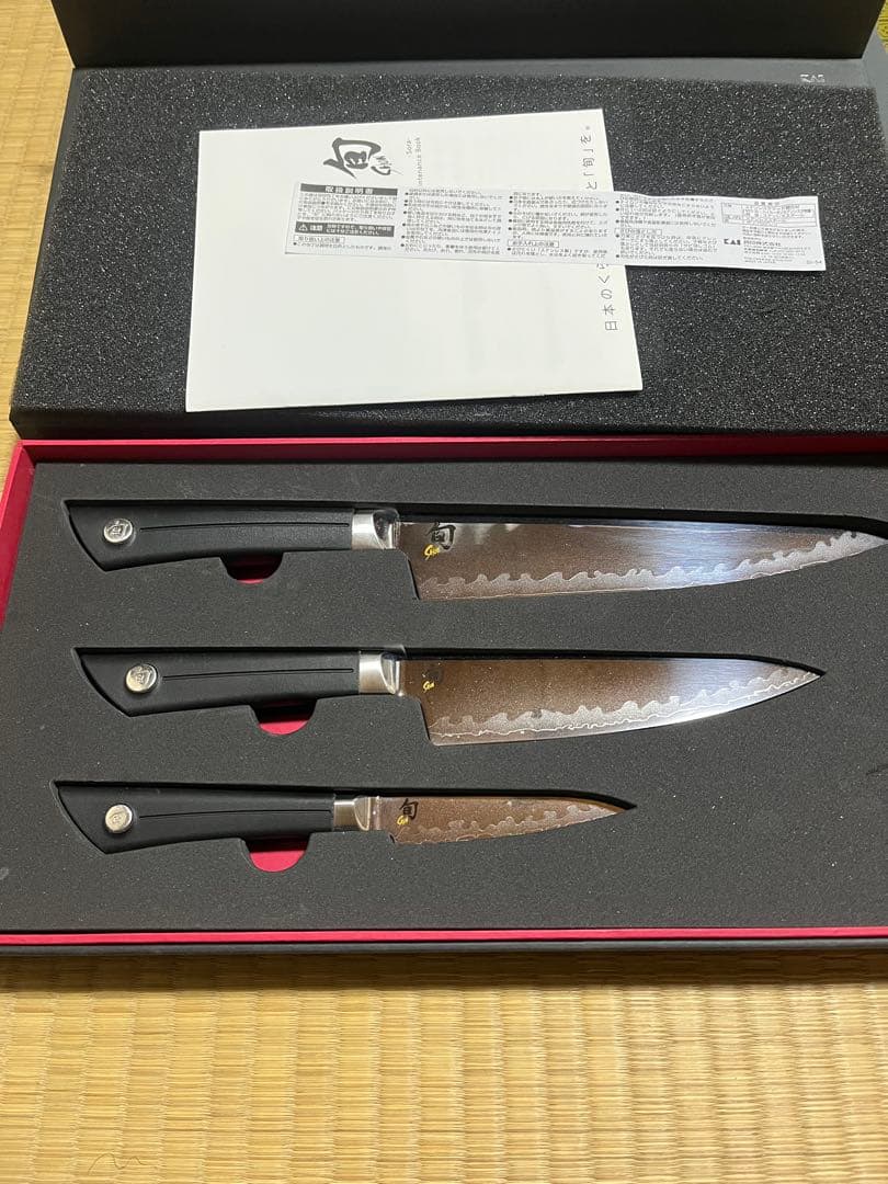 r*8様 貝印　旬 sora 包丁セット 3本セット