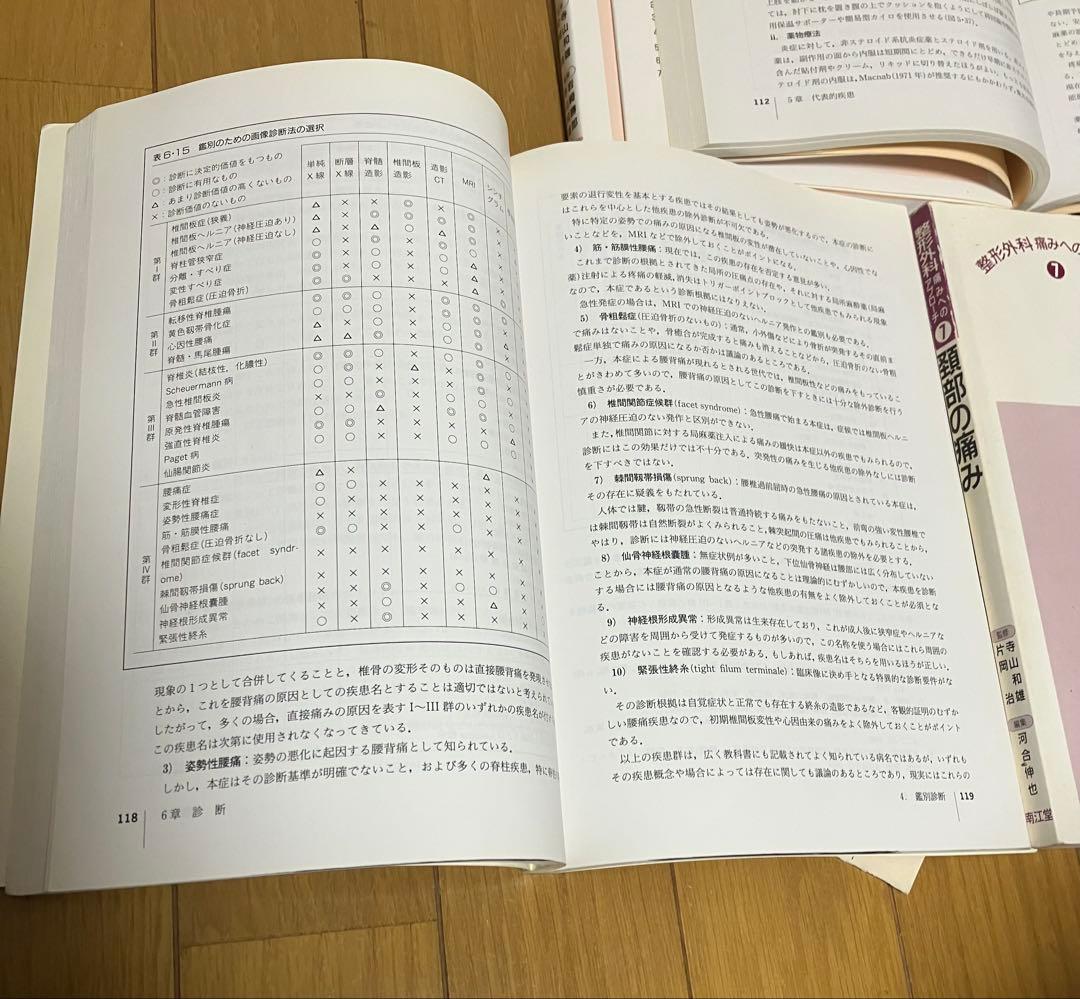 整形外科 痛みへのアプローチ 6冊セット 南江堂