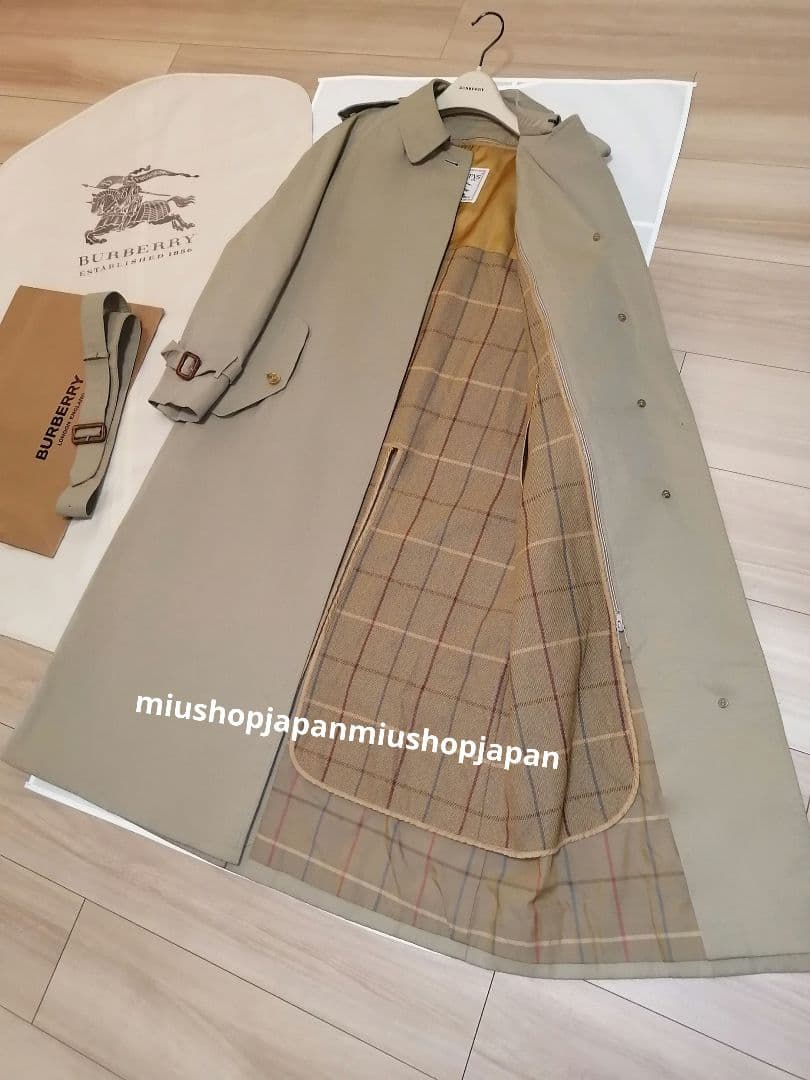 貴重希少●M　ヴィンテージ　ステンカラーコート　バーバリー　BURBERRY