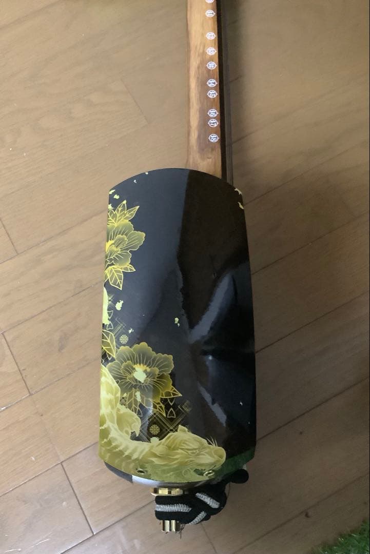 東亜楽器製津軽三味線 ネグロブランコ-negro blanco-【延べ棹人工皮】