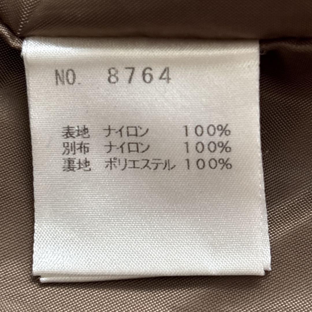スコットクラブ バイカラー ナイロンコート 春アウター ビッグ襟 ドローコード