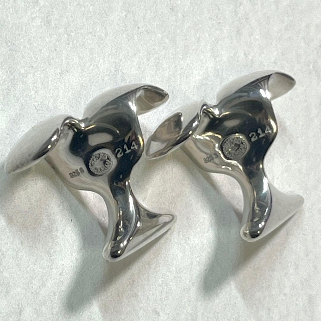 希少✨極美品✨ジョージジェンセン カフス シルバー925 ビジネス　214