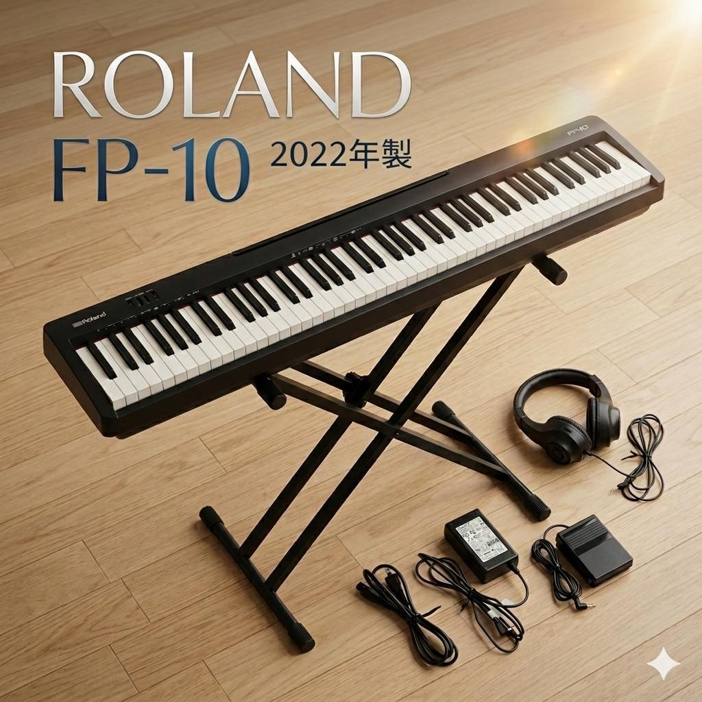 Roland FP-10 2022年製 電子ピアノ 88鍵盤 動作確認済