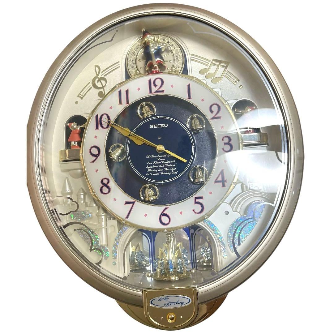 美品　SEIKO 壁掛け　からくり時計　ウエーブシンフォニー　RE555